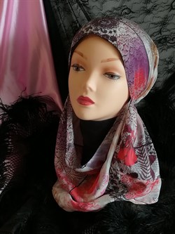 Хиджаб Платок для мусульманок Шелк 100% - фото 24128