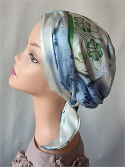 Шапочки после химиотерапии Чалма шапочкой с шлёвками Шелк 100% 112314