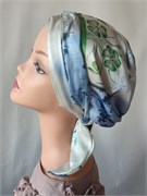 Шапочки после химиотерапии Чалма шапочкой с шлёвками Шелк 100% 112314