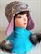 Ушанка женская на флисовом подкладе Шерсть 100% - фото 13135