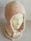 Скандинавская шапка Ушанка из флиса и вэлсофта - фото 16489